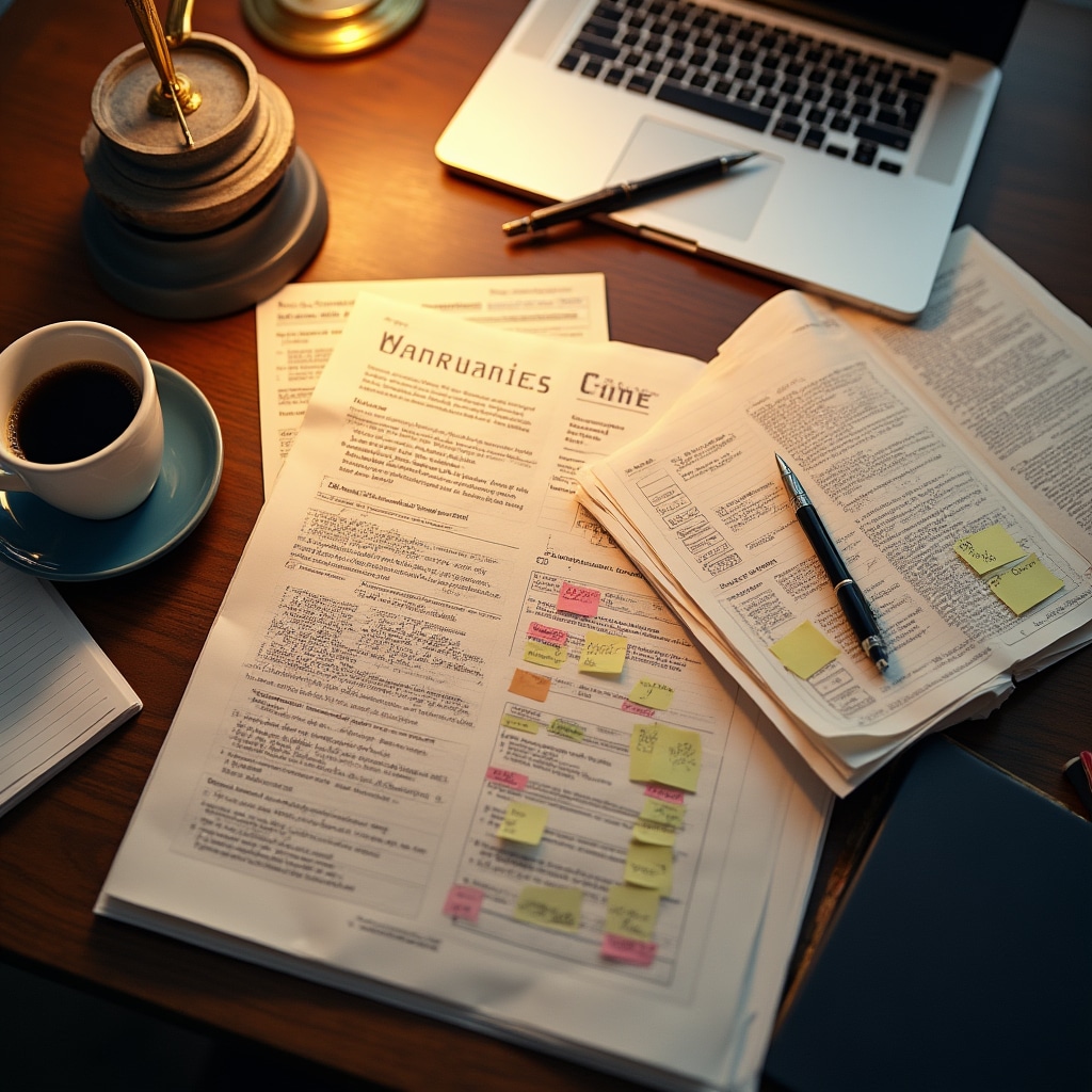 Анализ материалов дела на рабочем столе юриста